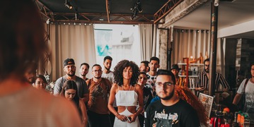 Group of People Listening to a Presenter